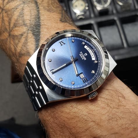 tudor royal diamond blue dial